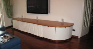 Servantes moderno design laccato 3 in legno